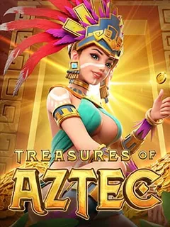 Treasures of Aztec (PG Soft) ภาพเกมสล็อต Treasures of Aztec ค่าย PG Soft